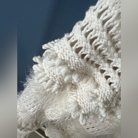 Banana Republic white mixed knitting sweater - Picture 4 of 5